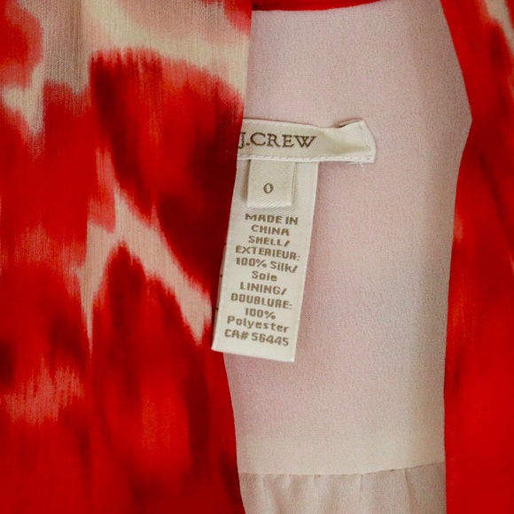 J. Crew Silk Top Size 0 - Picture 3 of 4